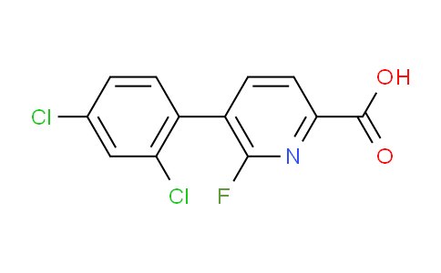 AM81849 | 1361676-21-2 | 5-(2,4-Dichlorophenyl)-6-fluoropicolinic acid