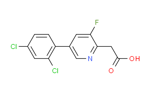 AM81856 | 1361895-73-9 | 5-(2,4-Dichlorophenyl)-3-fluoropyridine-2-acetic acid
