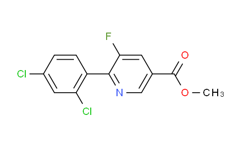 AM81863 | 1361479-43-7 | Methyl 6-(2,4-dichlorophenyl)-5-fluoronicotinate