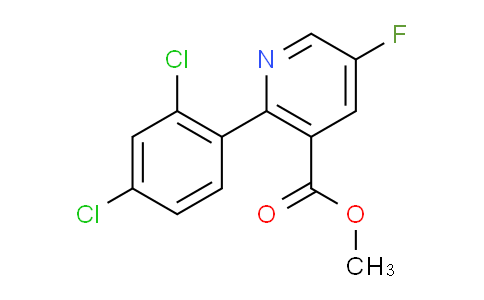 AM81865 | 1361757-90-5 | Methyl 2-(2,4-dichlorophenyl)-5-fluoronicotinate