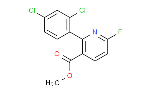 AM81866 | 1361873-79-1 | Methyl 2-(2,4-dichlorophenyl)-6-fluoronicotinate