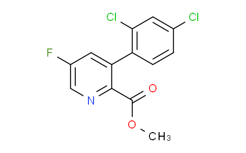 AM81867 | 1361709-65-0 | Methyl 3-(2,4-dichlorophenyl)-5-fluoropicolinate
