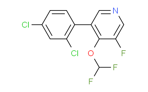 AM81893 | 1361677-65-7 | 3-(2,4-Dichlorophenyl)-4-(difluoromethoxy)-5-fluoropyridine