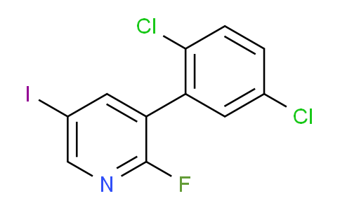 AM81902 | 1361859-73-5 | 3-(2,5-Dichlorophenyl)-2-fluoro-5-iodopyridine