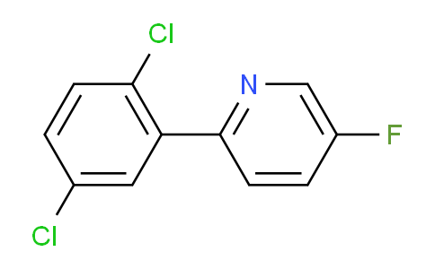2-(2,5-Dichlorophenyl)-5-fluoropyridine