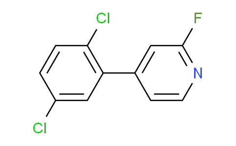 4-(2,5-Dichlorophenyl)-2-fluoropyridine