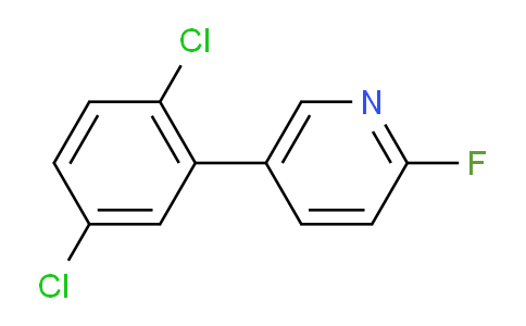 5-(2,5-Dichlorophenyl)-2-fluoropyridine