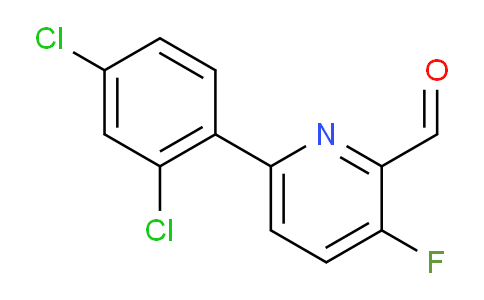 6-(2,4-Dichlorophenyl)-3-fluoropicolinaldehyde