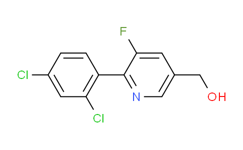 2-(2,4-Dichlorophenyl)-3-fluoropyridine-5-methanol