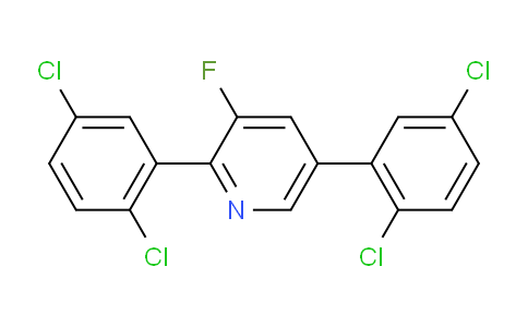 2,5-Bis(2,5-dichlorophenyl)-3-fluoropyridine