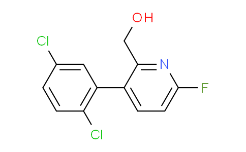 3-(2,5-Dichlorophenyl)-6-fluoropyridine-2-methanol