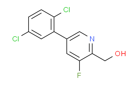 5-(2,5-Dichlorophenyl)-3-fluoropyridine-2-methanol