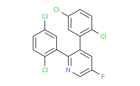2,3-Bis(2,5-dichlorophenyl)-5-fluoropyridine