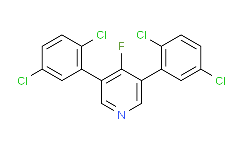3,5-Bis(2,5-dichlorophenyl)-4-fluoropyridine