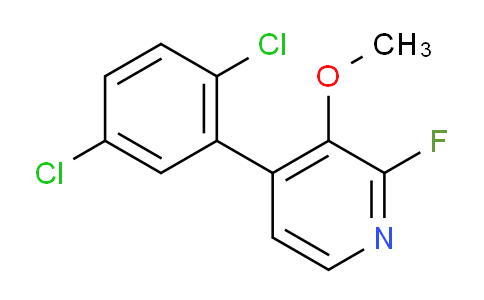 4-(2,5-Dichlorophenyl)-2-fluoro-3-methoxypyridine