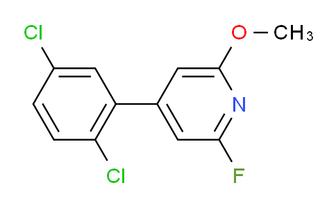 AM81958 | 1361907-67-6 | 4-(2,5-Dichlorophenyl)-2-fluoro-6-methoxypyridine