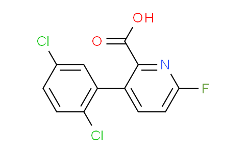 AM81960 | 1361781-37-4 | 3-(2,5-Dichlorophenyl)-6-fluoropicolinic acid