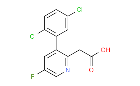 3-(2,5-Dichlorophenyl)-5-fluoropyridine-2-acetic acid