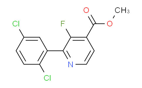 Methyl 2-(2,5-dichlorophenyl)-3-fluoroisonicotinate
