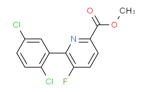 Methyl 6-(2,5-dichlorophenyl)-5-fluoropicolinate
