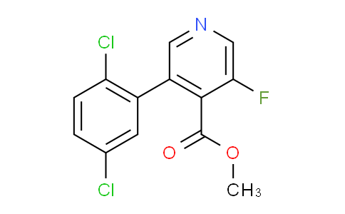 AM81979 | 1361764-15-9 | Methyl 3-(2,5-dichlorophenyl)-5-fluoroisonicotinate