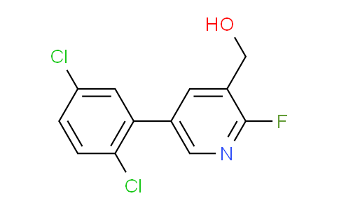 5-(2,5-Dichlorophenyl)-2-fluoropyridine-3-methanol