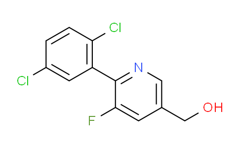 2-(2,5-Dichlorophenyl)-3-fluoropyridine-5-methanol