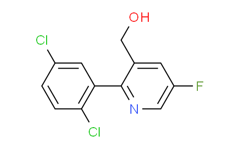 2-(2,5-Dichlorophenyl)-5-fluoropyridine-3-methanol