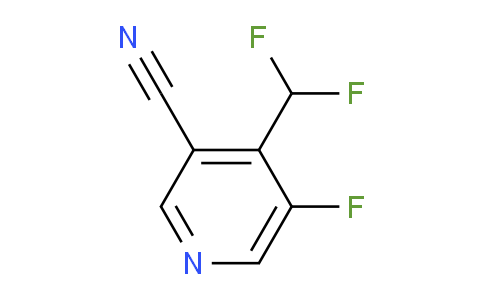 AM82048 | 1805317-76-3 | 3-Cyano-4-(difluoromethyl)-5-fluoropyridine