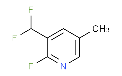 3-(Difluoromethyl)-2-fluoro-5-methylpyridine