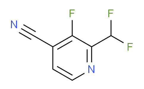 4-Cyano-2-(difluoromethyl)-3-fluoropyridine