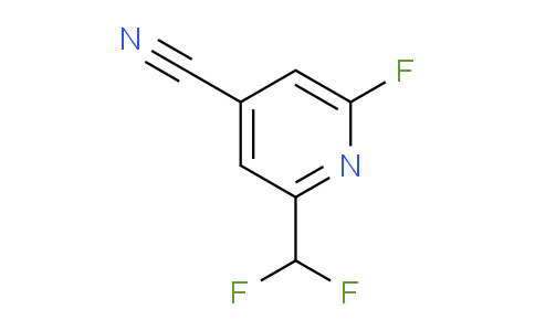 4-Cyano-2-(difluoromethyl)-6-fluoropyridine