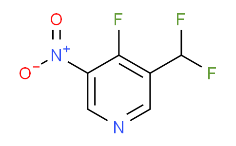 3-(Difluoromethyl)-4-fluoro-5-nitropyridine