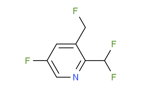 2-(Difluoromethyl)-5-fluoro-3-(fluoromethyl)pyridine
