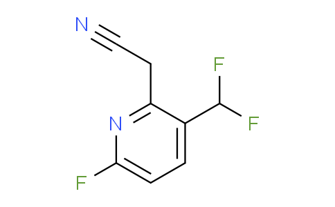 AM82237 | 1806045-15-7 | 3-(Difluoromethyl)-6-fluoropyridine-2-acetonitrile