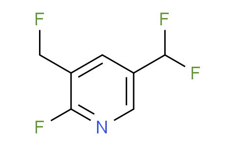 5-(Difluoromethyl)-2-fluoro-3-(fluoromethyl)pyridine