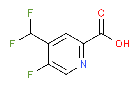 AM82304 | 1805006-64-7 | 4-(Difluoromethyl)-5-fluoropyridine-2-carboxylic acid