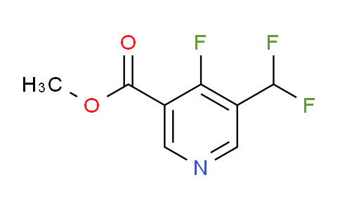 AM82308 | 1805307-31-6 | Methyl 3-(difluoromethyl)-4-fluoropyridine-5-carboxylate