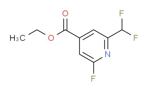 Ethyl 2-(difluoromethyl)-6-fluoropyridine-4-carboxylate