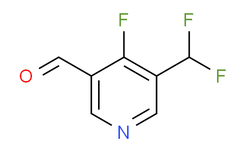 3-(Difluoromethyl)-4-fluoropyridine-5-carboxaldehyde