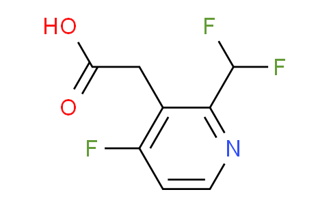 2-(Difluoromethyl)-4-fluoropyridine-3-acetic acid