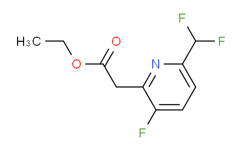 Ethyl 6-(difluoromethyl)-3-fluoropyridine-2-acetate