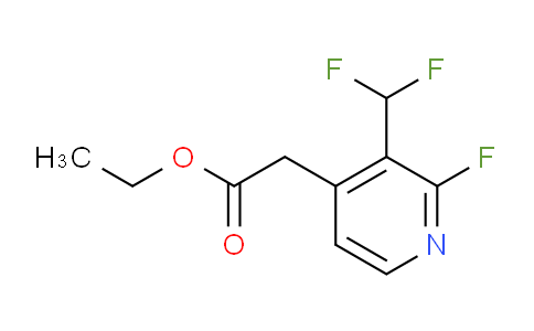 Ethyl 3-(difluoromethyl)-2-fluoropyridine-4-acetate