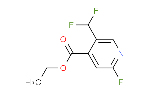 Ethyl 5-(difluoromethyl)-2-fluoropyridine-4-carboxylate