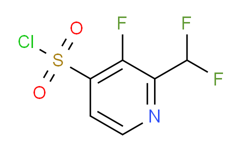 2-(Difluoromethyl)-3-fluoropyridine-4-sulfonyl chloride