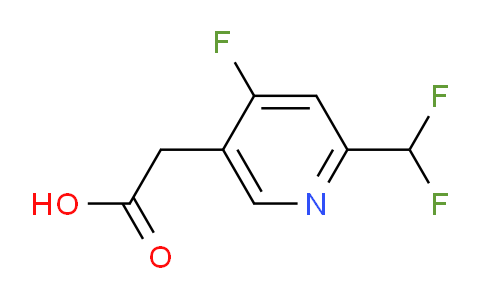 2-(Difluoromethyl)-4-fluoropyridine-5-acetic acid