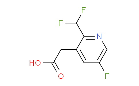 2-(Difluoromethyl)-5-fluoropyridine-3-acetic acid