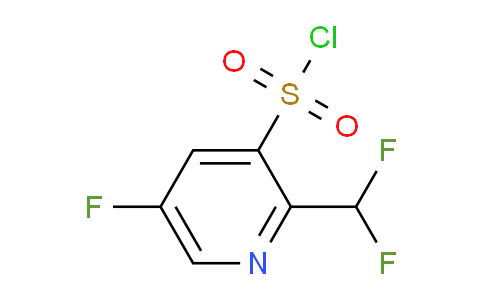 2-(Difluoromethyl)-5-fluoropyridine-3-sulfonyl chloride