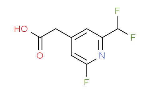 2-(Difluoromethyl)-6-fluoropyridine-4-acetic acid