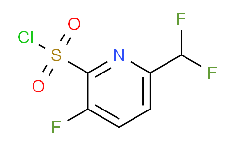 6-(Difluoromethyl)-3-fluoropyridine-2-sulfonyl chloride